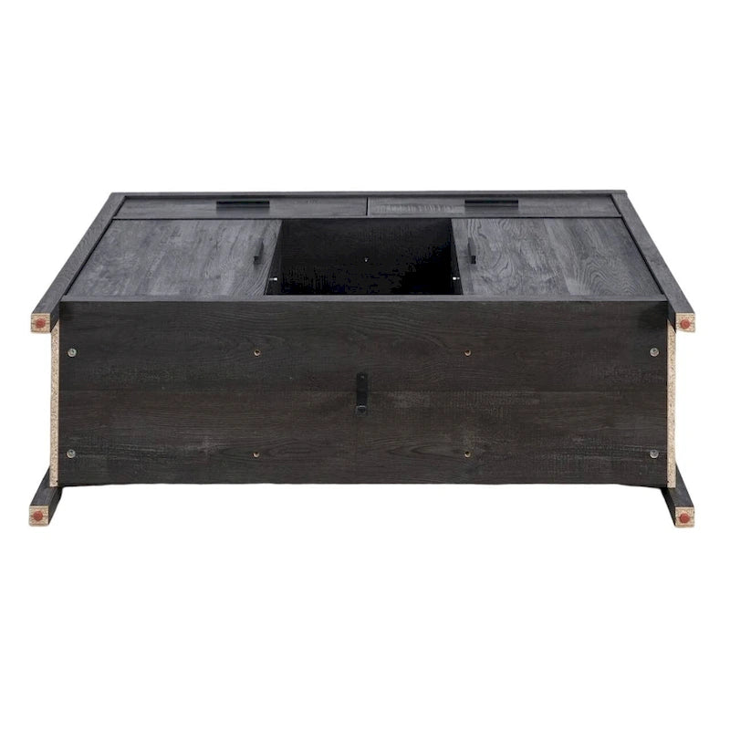 Q-Max 47W Sideboard Storage Cabinet, Dining Server Cupboard Buffet Table with Two Cabinets, Two Drawers, Two Open Shelves