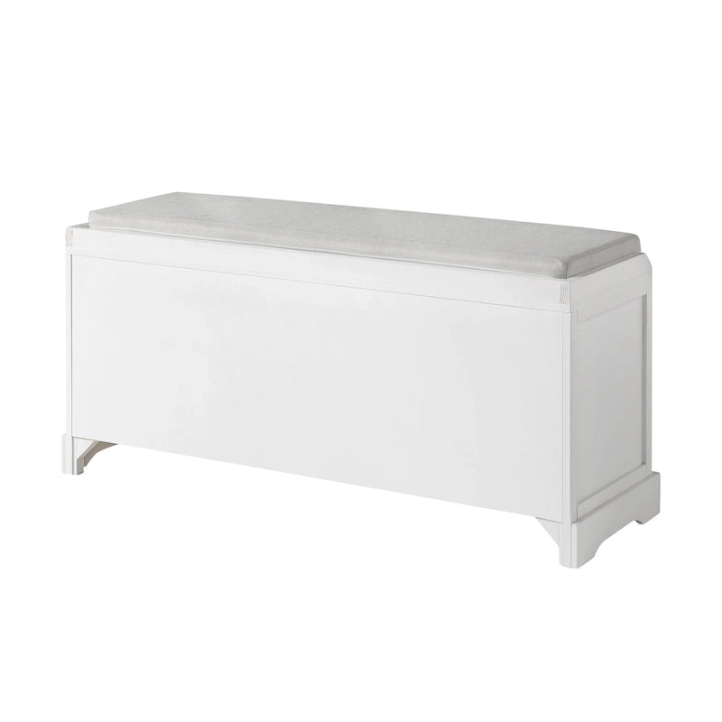 homes collection wood storage bench