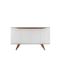 Manhattan Comfort Tudor 53.15 Sideboard with 4 Shelves