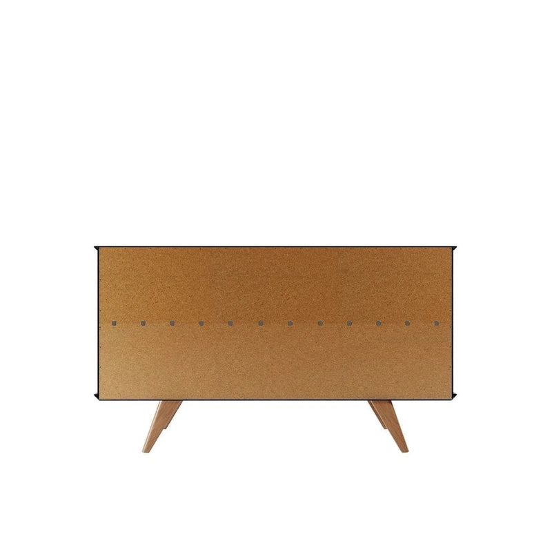 Manhattan Comfort Tudor 53.15 Sideboard with 4 Shelves