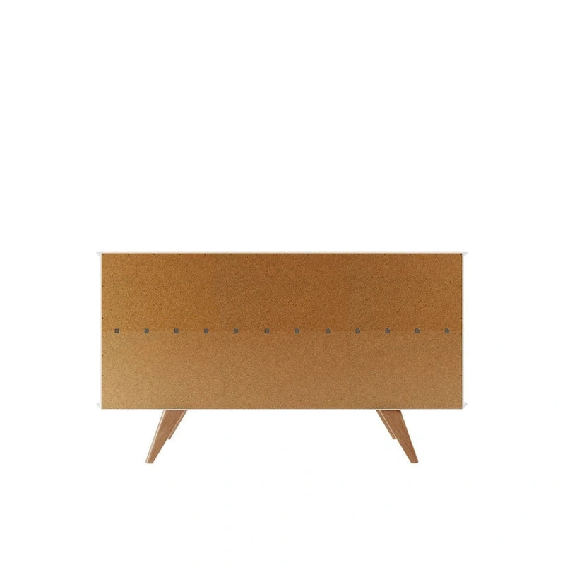 Manhattan Comfort Tudor 53.15 Sideboard with 4 Shelves