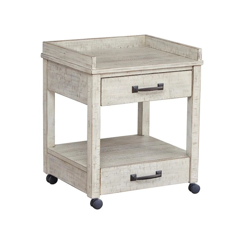 Carynhurst Casual Printer Stand Whitewash
