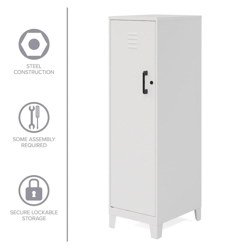 53.38H 4 Shelf Vented Door Storage Locker Cabinet