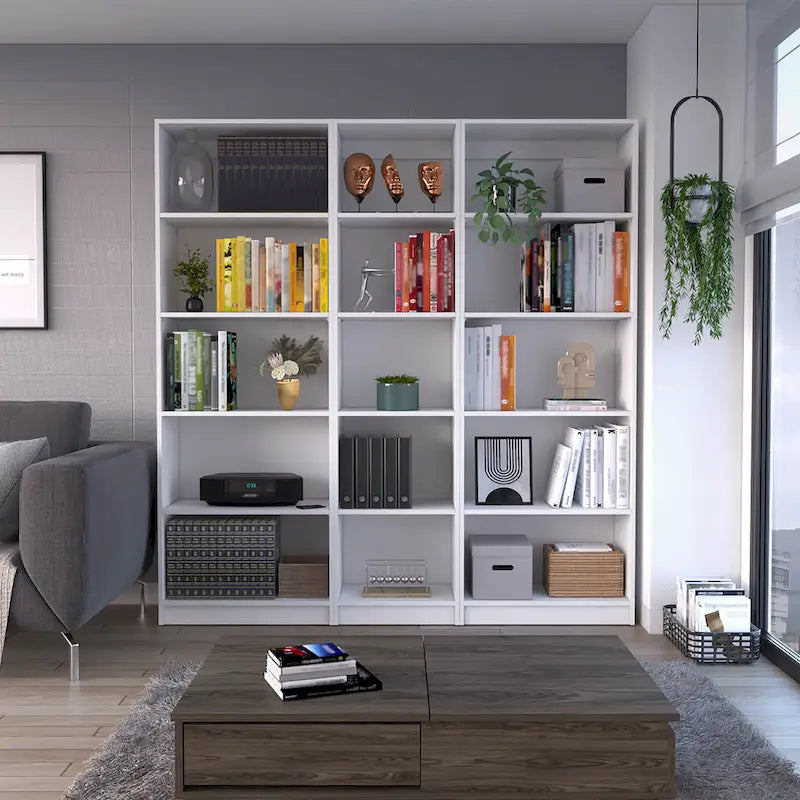 Kenyon 67 Wide 5-Shelf Option B Bookcase Set of 3