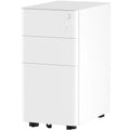 Modern 3-Drawer Mobile Steel File Cabinet