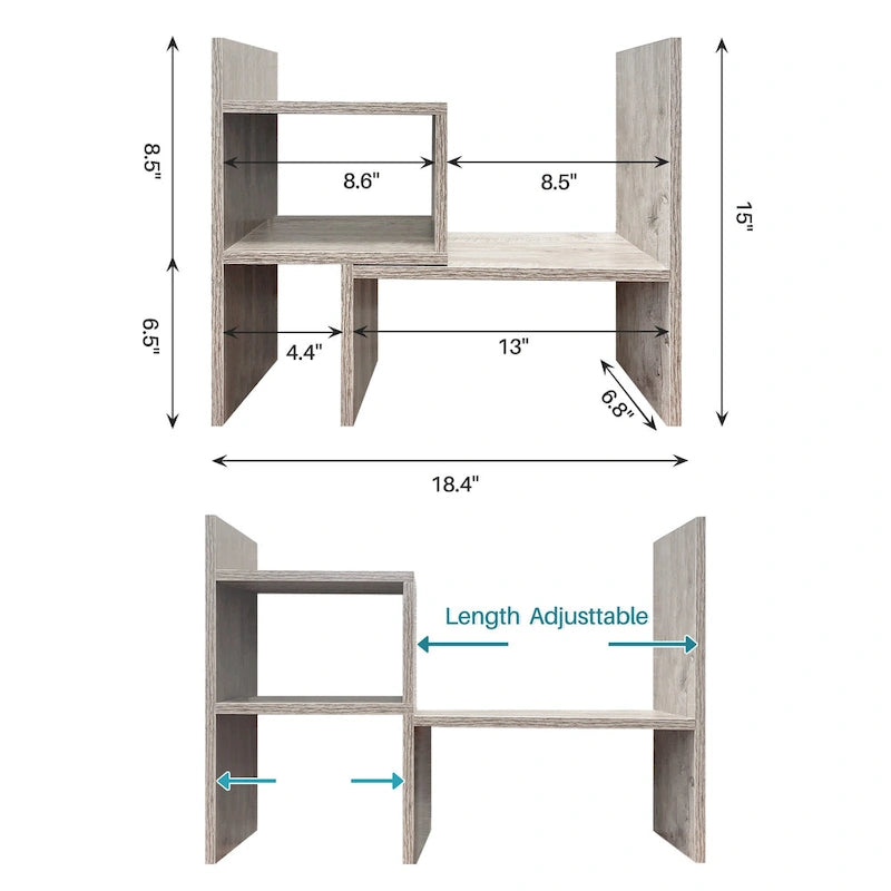 Modern Multifunctional Office Desktop Organizer Shelf Storage for Home