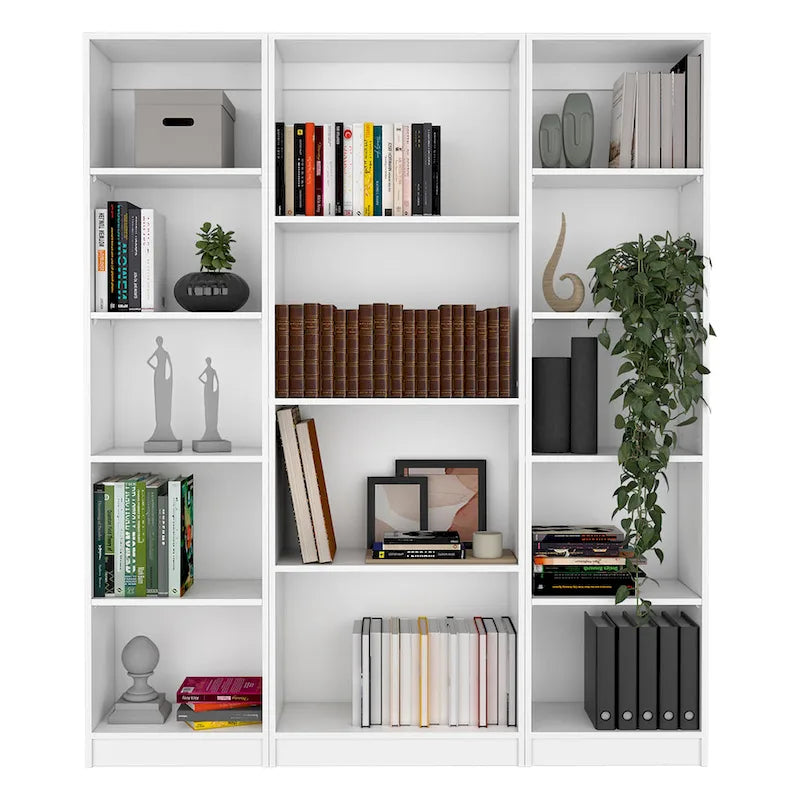 Kenyon 60 Wide 4-Shelf Bookcase Set of 3