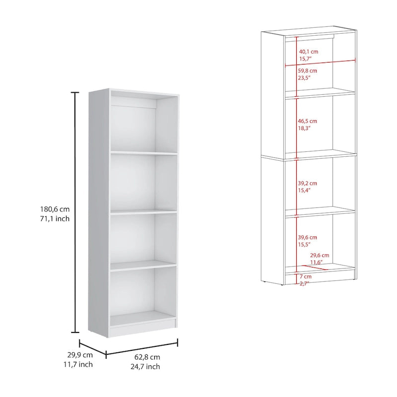 Kenyon 60 Wide 4-Shelf Bookcase Set of 3