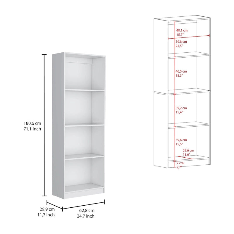 Kenyon 67 Wide 5-Shelf Bookcase Set of 3