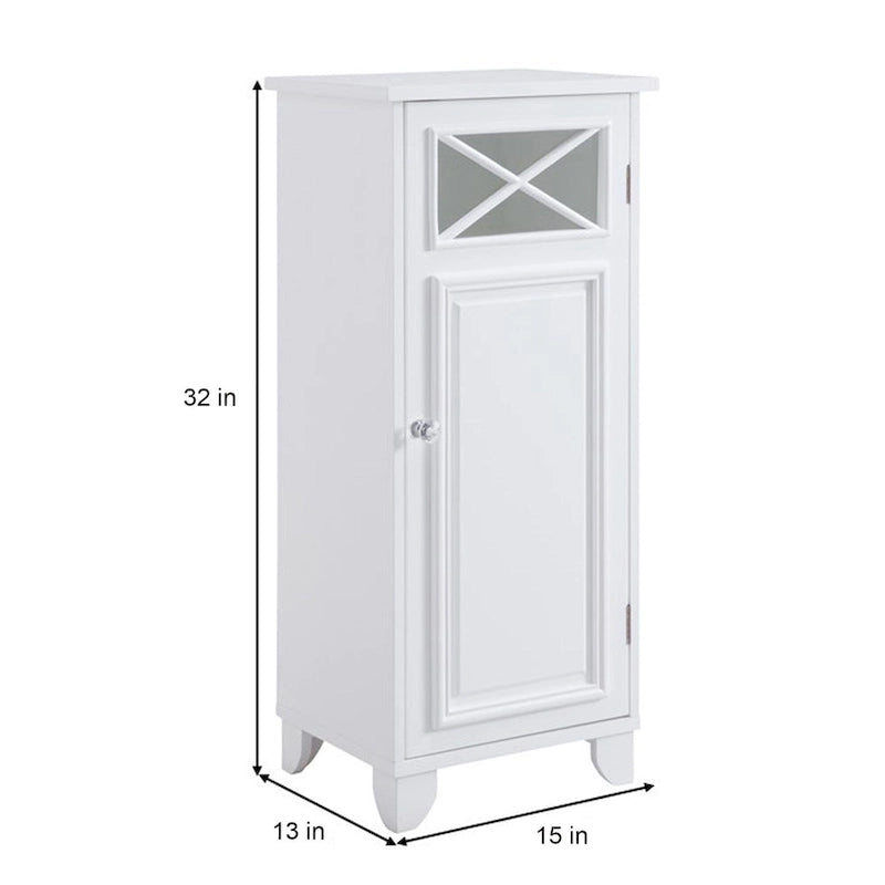 Teamson Home Dawson Freestanding Slim Floor Cabinet - 13L x 15W x 32H