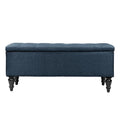 Maypex 38 Fabric Upholstered Tufted Storage Bench