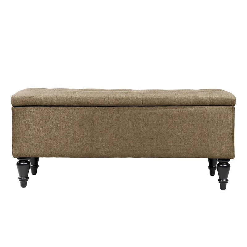 Maypex 38 Fabric Upholstered Tufted Storage Bench
