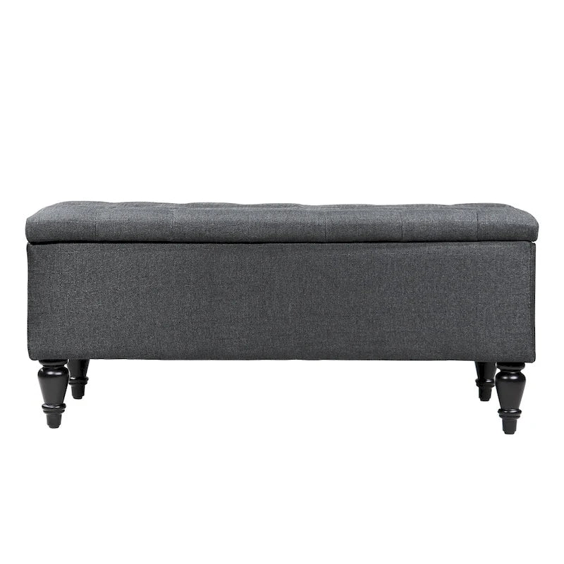Maypex 38 Fabric Upholstered Tufted Storage Bench