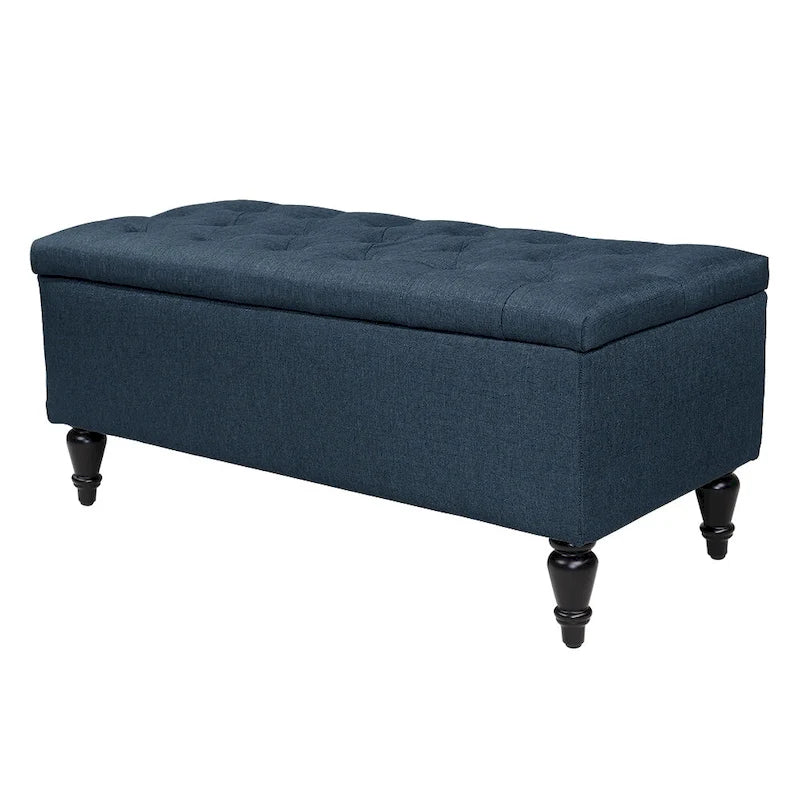 Maypex 38 Fabric Upholstered Tufted Storage Bench