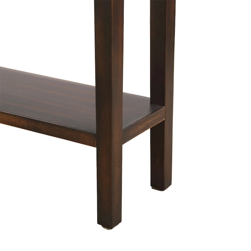 Rustic 4-drawers Long Entryway Console Table
