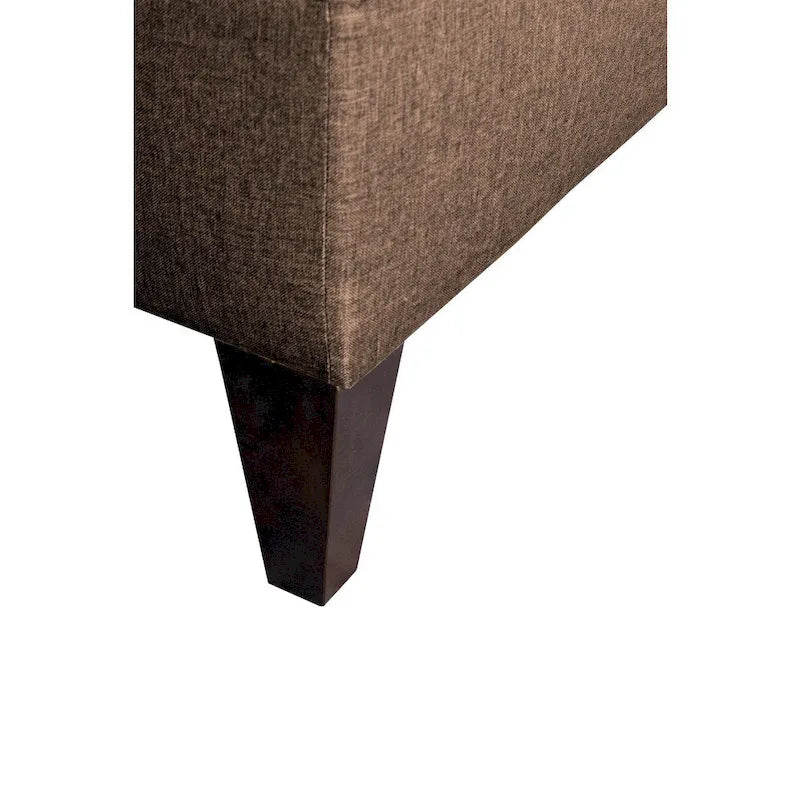 Brooke 10-button Tufted Upholstered Long Storage Bench Ottoman