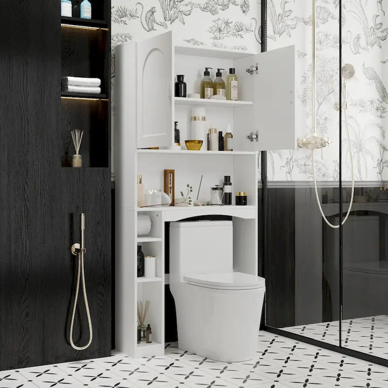 Over The Toilet Cabinet for Bathroom Storage Storage Shelf Organizer