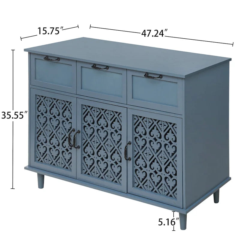 3 Door 3 Drawer Cabinet