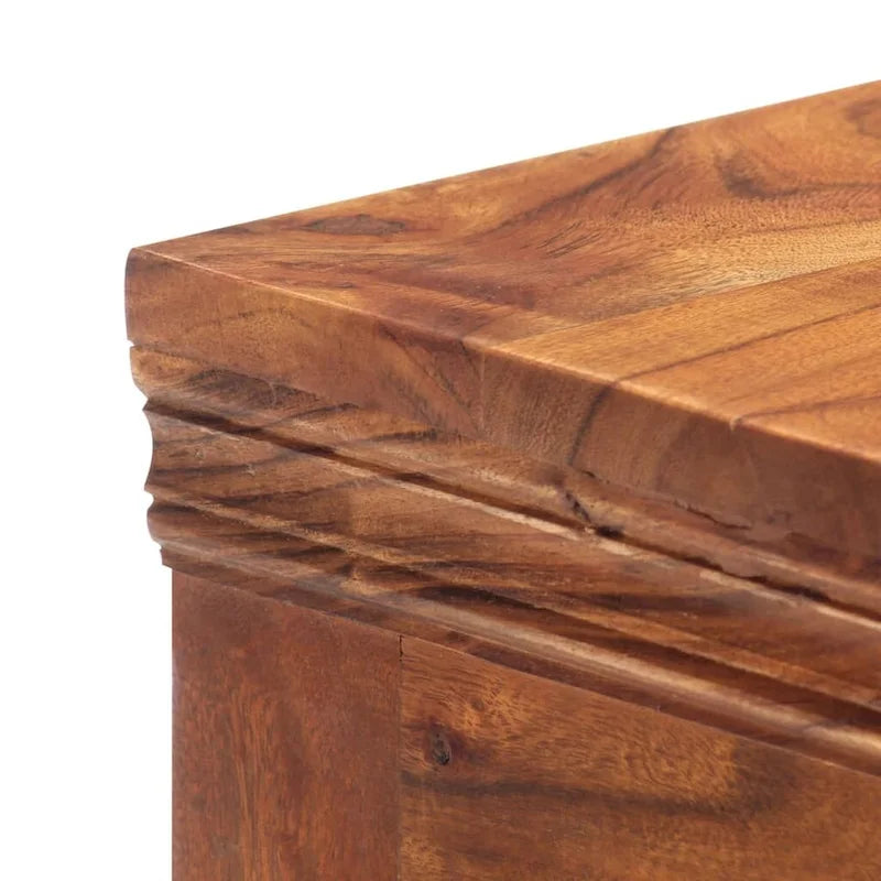vidaXL Sideboard 24.4x11.8x29.5 Solid Acacia Wood