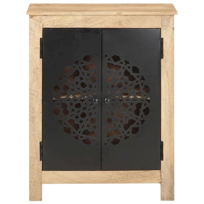 vidaXL Sideboard 23.6x13.8x29.5 Solid Mango Wood