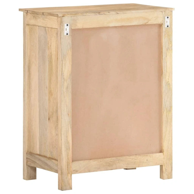 vidaXL Sideboard 23.6x13.8x29.5 Solid Mango Wood