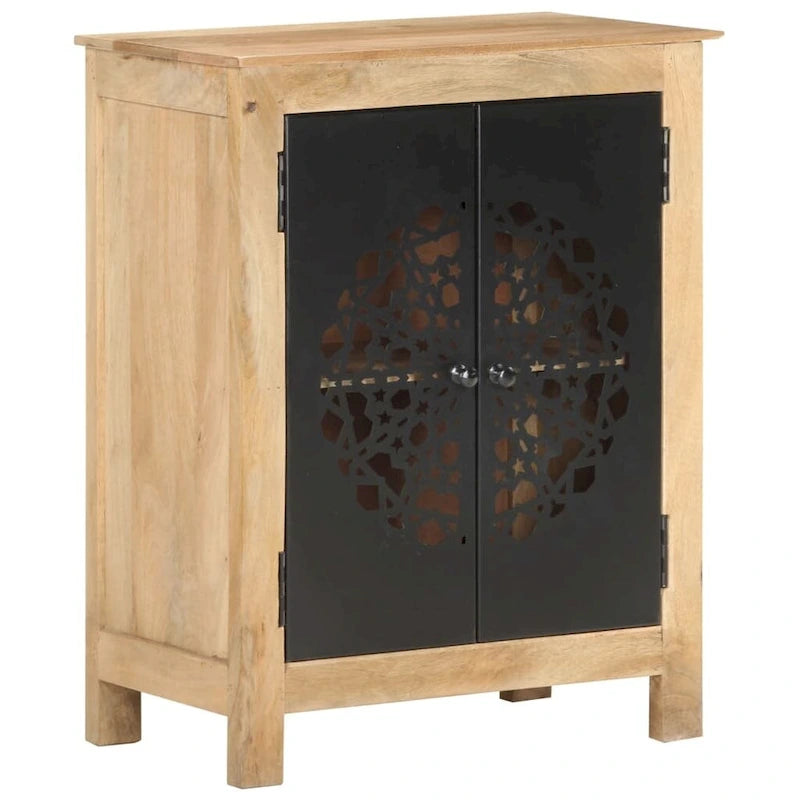 vidaXL Sideboard 23.6x13.8x29.5 Solid Mango Wood