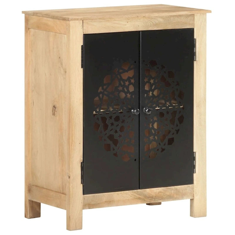 vidaXL Sideboard 23.6x13.8x29.5 Solid Mango Wood