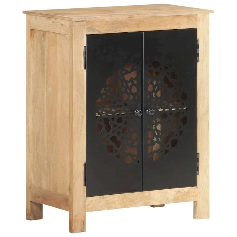 vidaXL Sideboard 23.6x13.8x29.5 Solid Mango Wood
