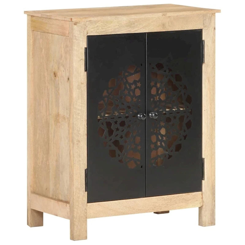 vidaXL Sideboard 23.6x13.8x29.5 Solid Mango Wood
