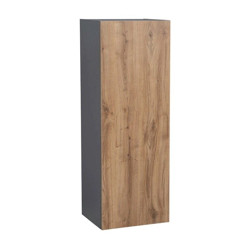 15 x 42 Wall Cabinet-Single Door-Grey - 15 x 42 x 12