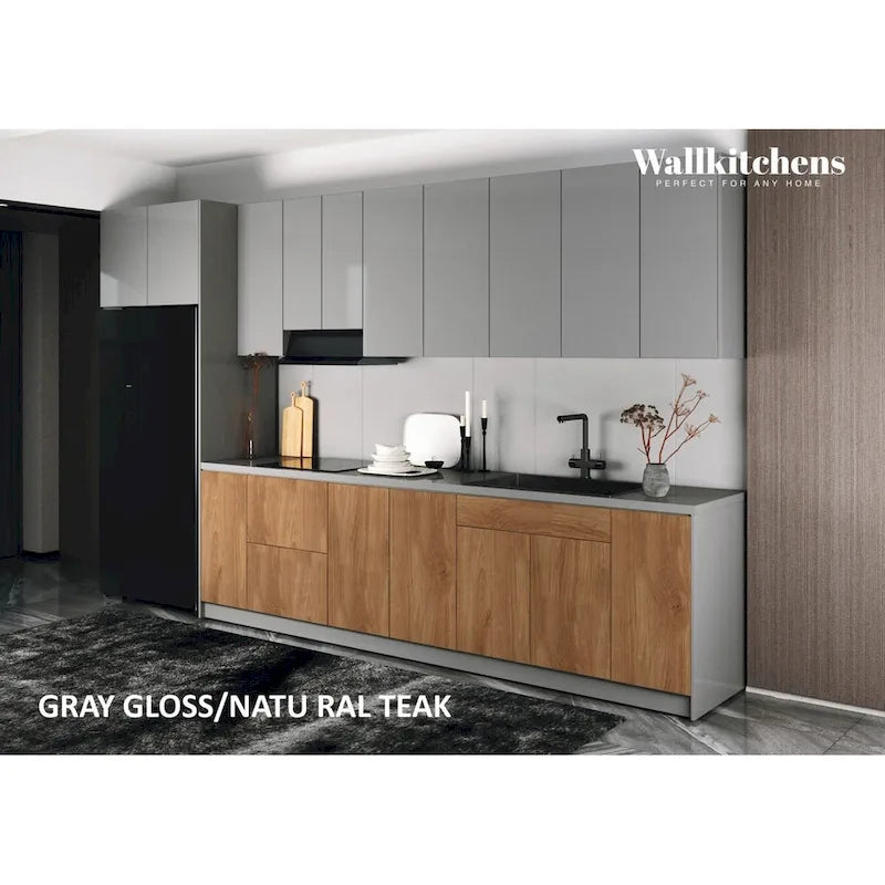 Kitchen Timeless Collection Natural Teak Color Base Size 13Ft Wide - 157x24