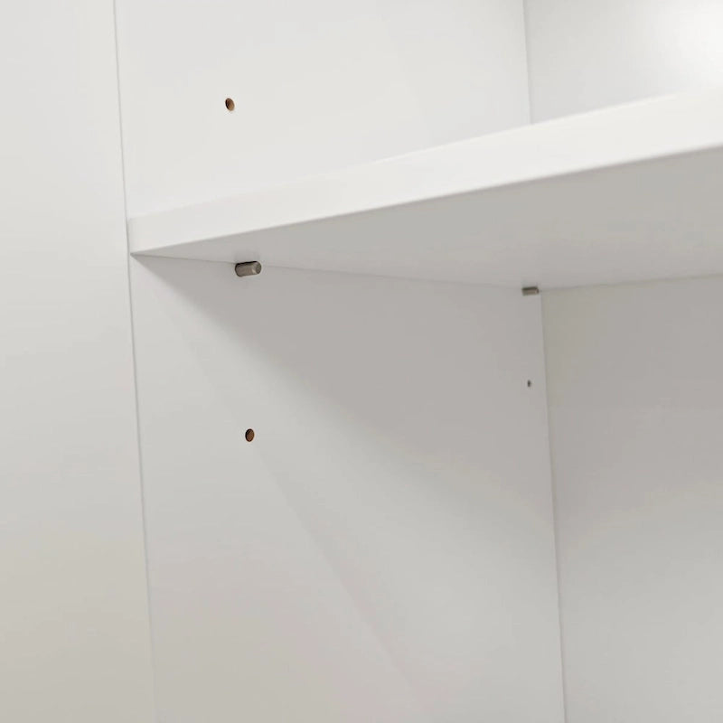 4-Door Intaglio Storage Cabinet with Pine Legs