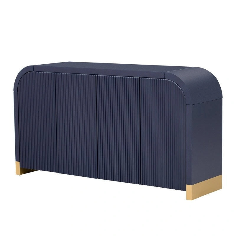 59.8W 4-door Cabinet with Adjustable Shelves - N/A