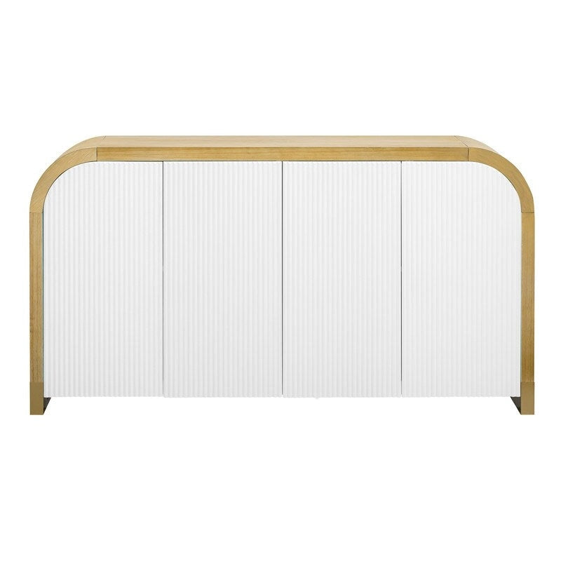59.8W 4-door Cabinet with Adjustable Shelves - N/A