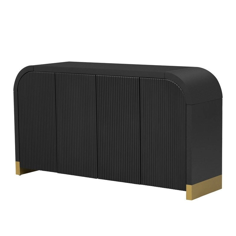 59.8W 4-door Cabinet with Adjustable Shelves - N/A