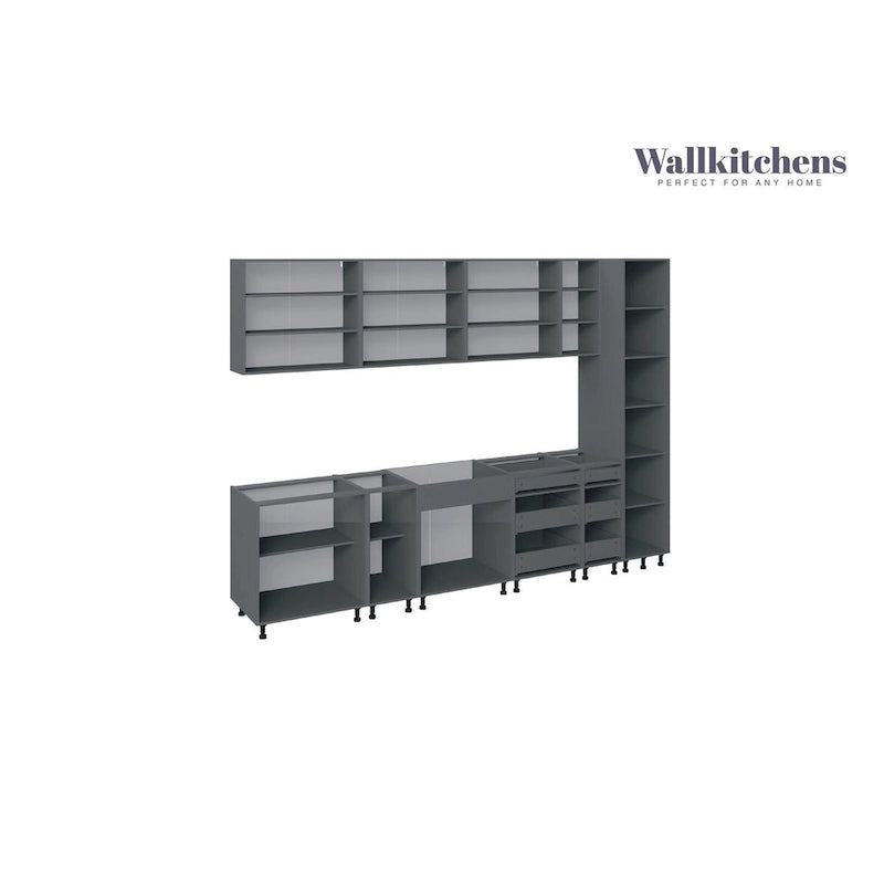 Kitchen Metropolitan Collection Gray Color Base Size 11Ft Wide - 132x24