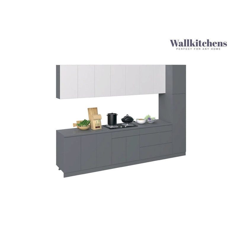 Kitchen Metropolitan Collection Gray Color Base Size 11Ft Wide - 132x24