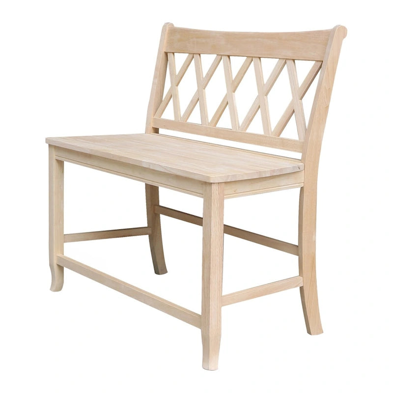 Double X-Back Bench - 24 Seat Height
