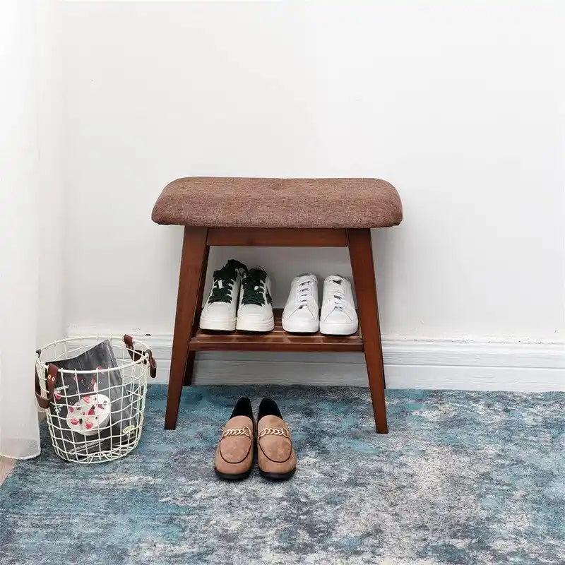 Bamboo Entryway Bench - 11.8D x 23.6W x 17.7H
