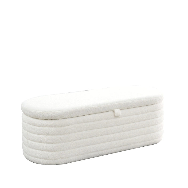Storage Bench with Safety Hinge