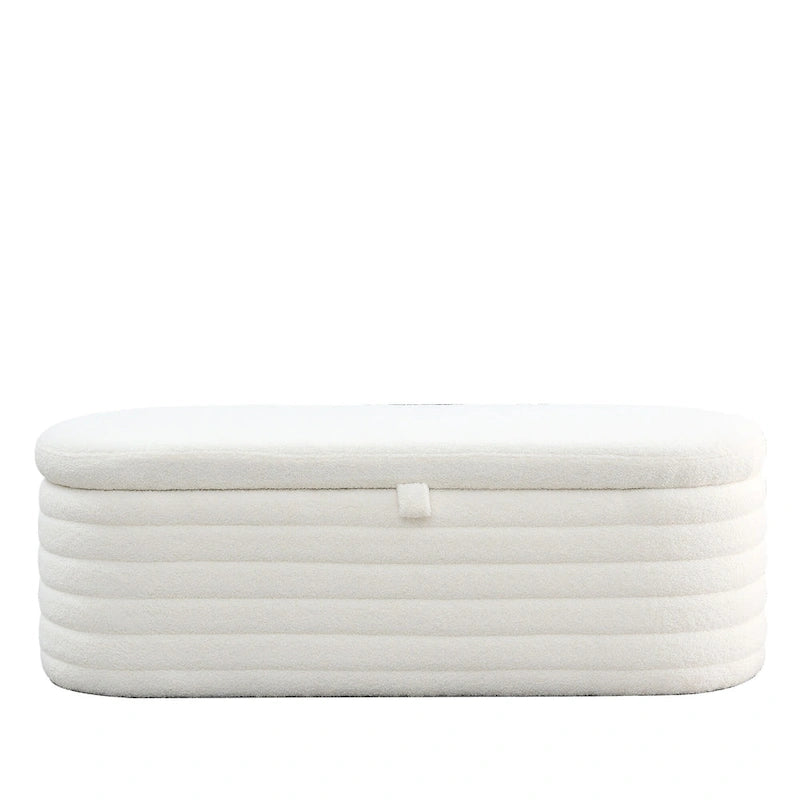 Storage Bench with Safety Hinge