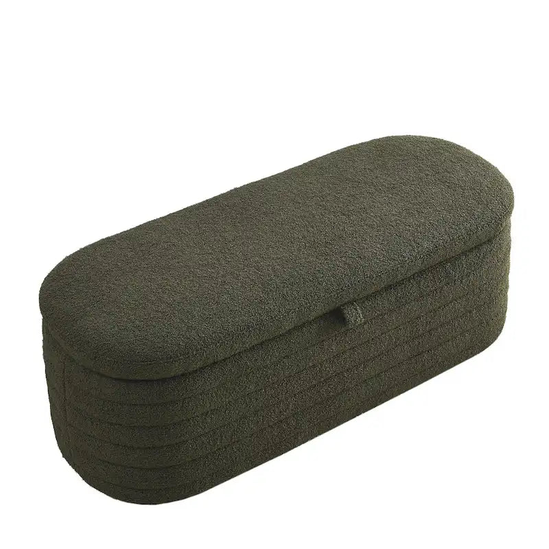 Storage Bench with Safety Hinge