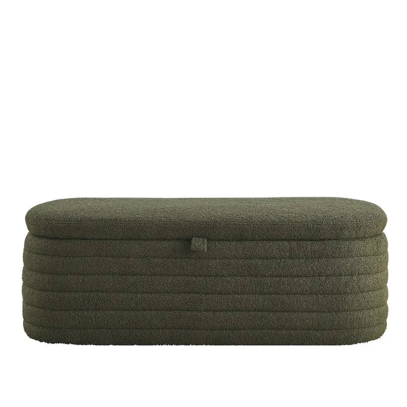 Storage Bench with Safety Hinge