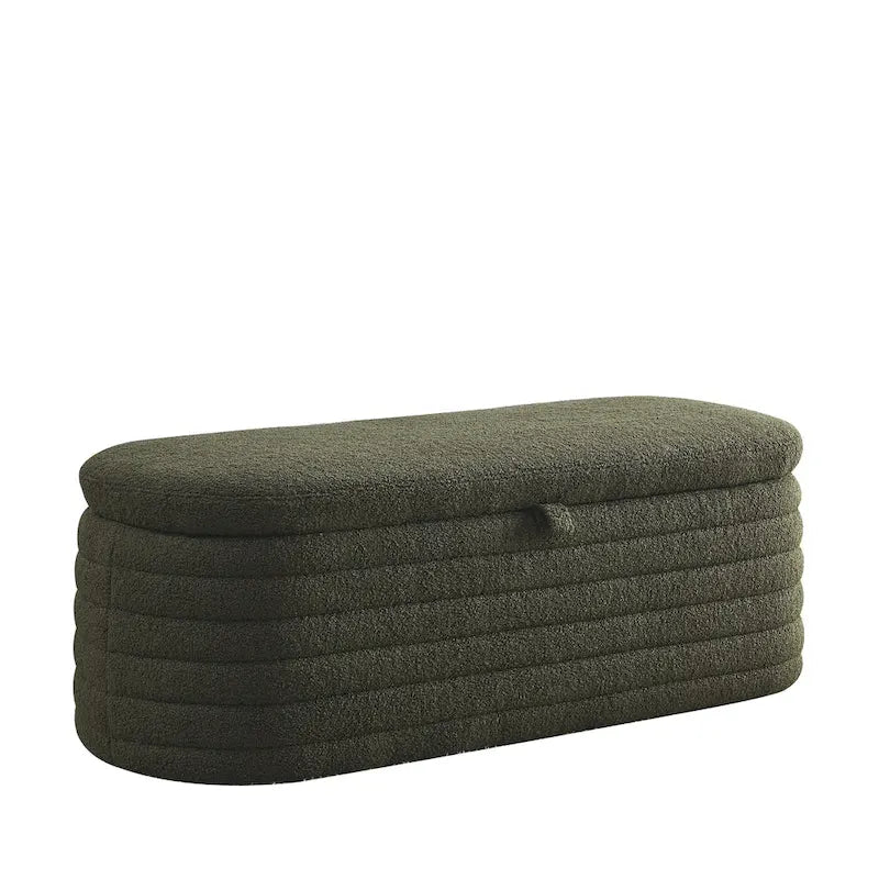 Storage Bench with Safety Hinge