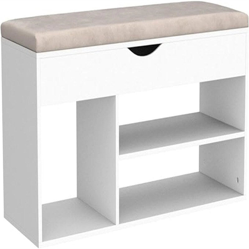 Shoe Storage Bench with Cover 2-Tier 39 Inches - 11.81D x 39.4W x 17H