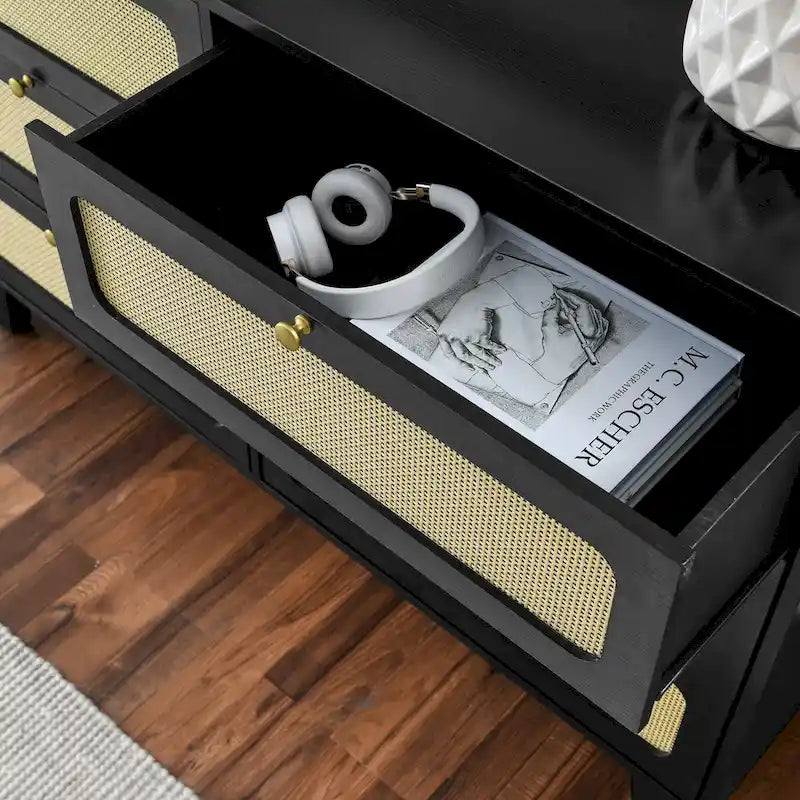 Drawer bedroom dresser,wooden antique dresser,TV cabinet bedroom living room corridor storage dresser,six-drawer cabinet