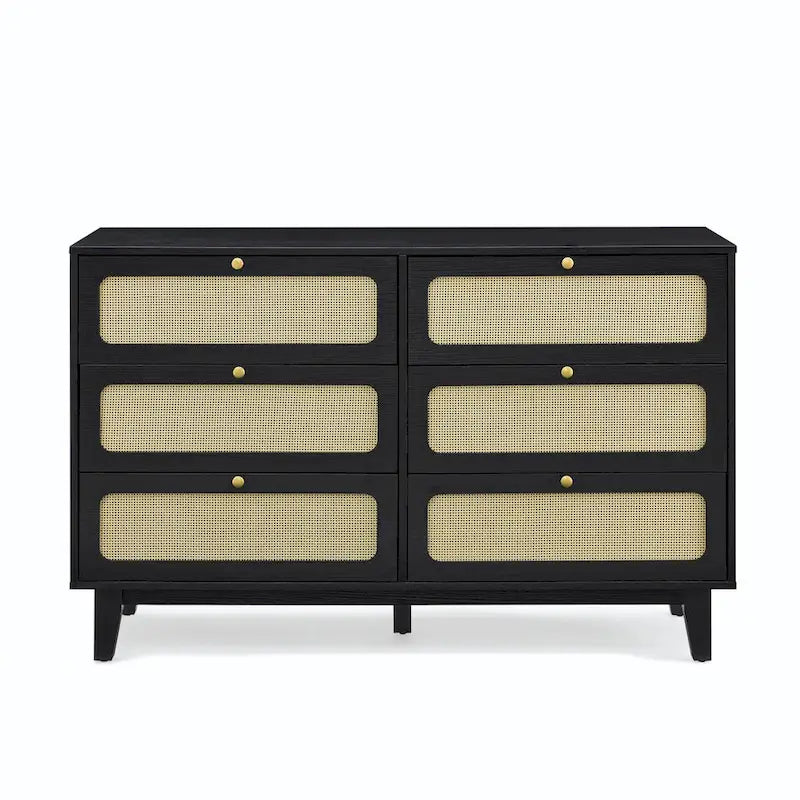 Drawer bedroom dresser,wooden antique dresser,TV cabinet bedroom living room corridor storage dresser,six-drawer cabinet