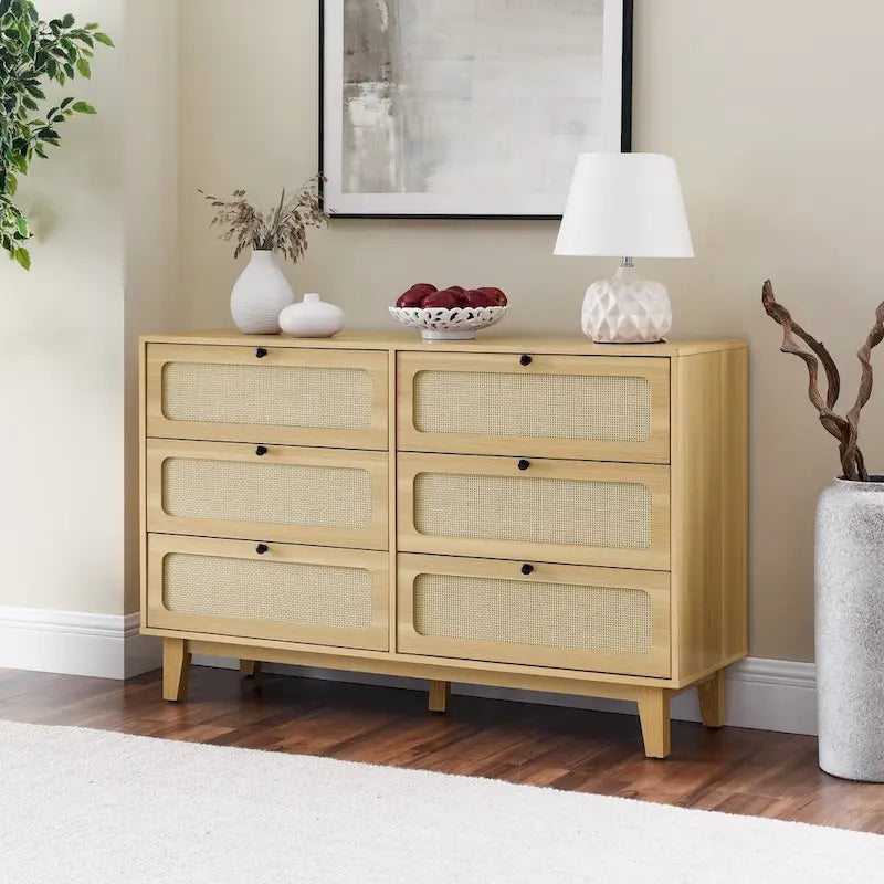 Drawer bedroom dresser,wooden antique dresser,TV cabinet bedroom living room corridor storage dresser,six-drawer cabinet