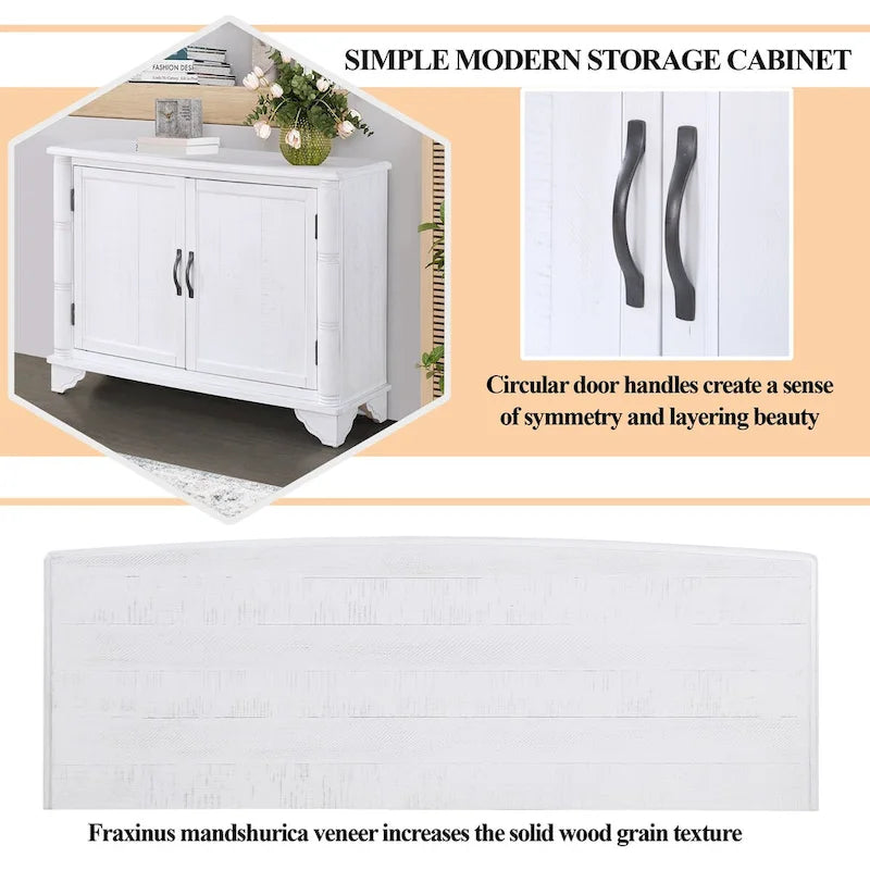 40Console Table with Storage Shelf,Retro Entryway Table with Adjustable Storage Shelf,Sofa Couch Table for Hallway