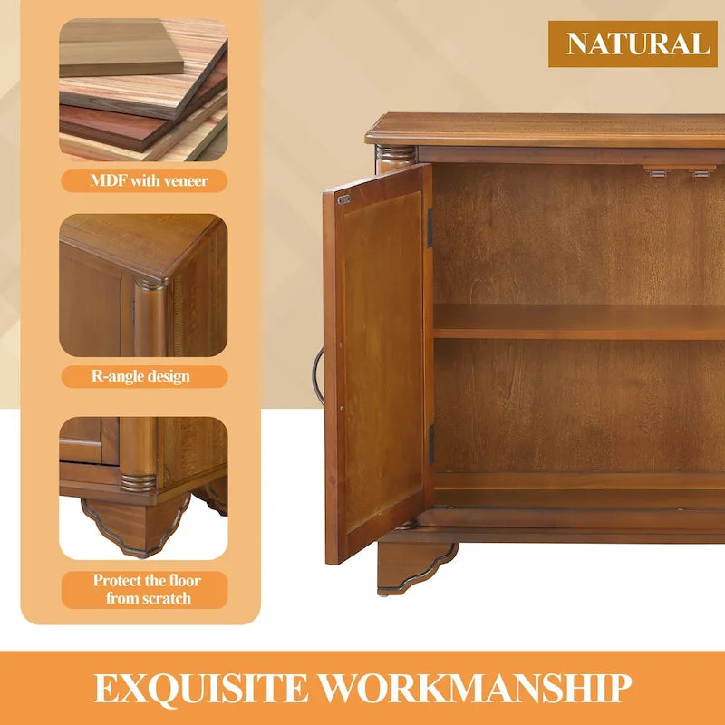 40Console Table with Storage Shelf,Retro Entryway Table with Adjustable Storage Shelf,Sofa Couch Table for Hallway